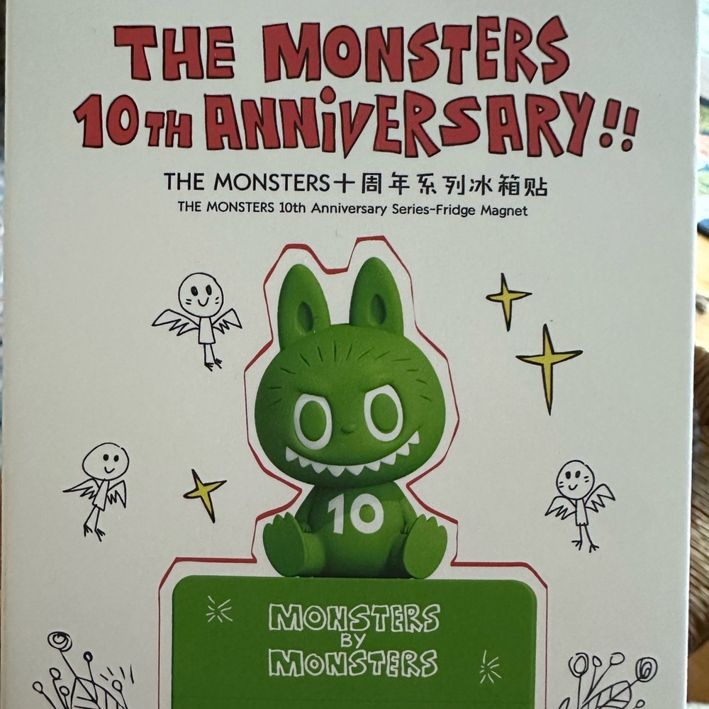 Monsters 10th Anniversary Fridge Magnet/Stamp